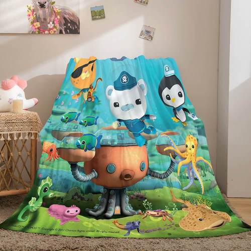 The Octonauts Flannel Caroset Throw Cosplay Blanket Comforter Set