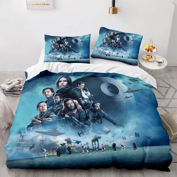 Star Wars Cosplay Bedding Set Duvet Cover Comforter Bed Sheets