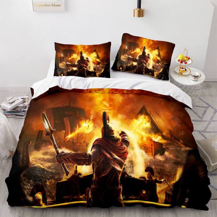 Assassin'S Creed Bedding Set Quilt Duvet Covers Comforter Bed Sheets