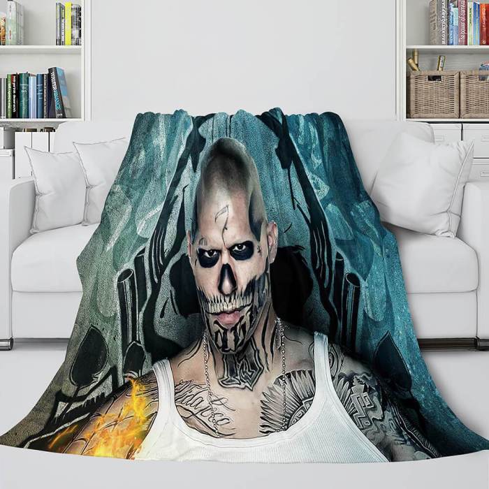 The Suicide Squad Flannel Fleece Throw Cosplay Blanket Comforter Set