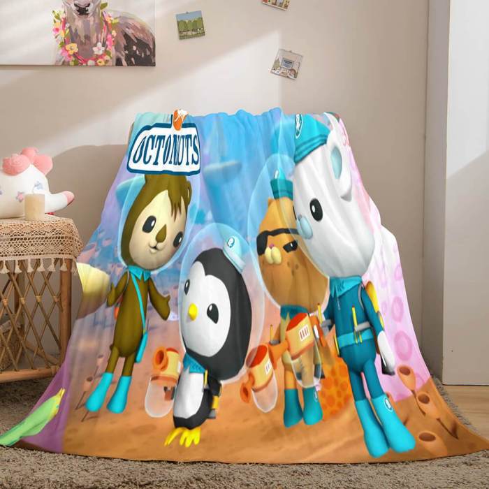 The Octonauts Flannel Caroset Throw Cosplay Blanket Comforter Set