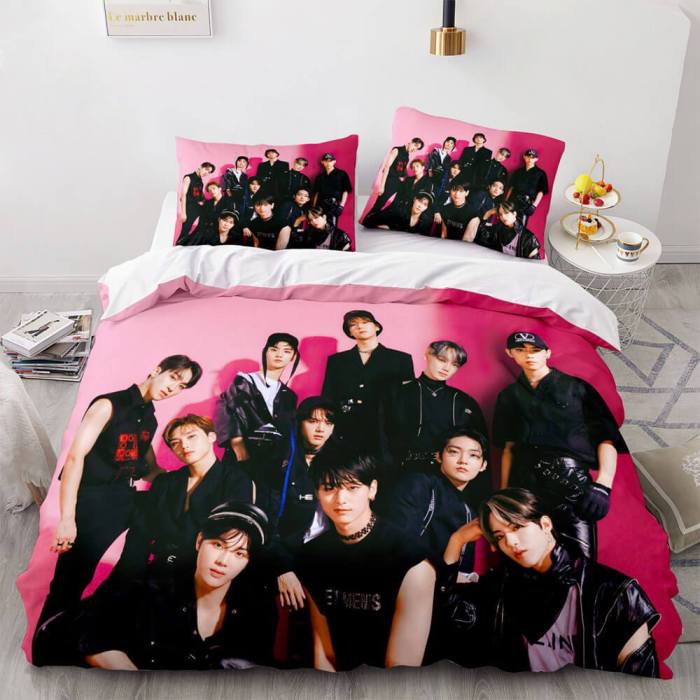 Jyp Stray Kids Cosplay Soft Bedding Sets Duvet Covers Bed Sheets