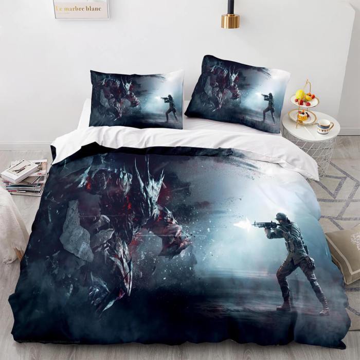Rainbow Six Siege Cosplay Bedding Set Quilt Duvet Covers Bed Sheets