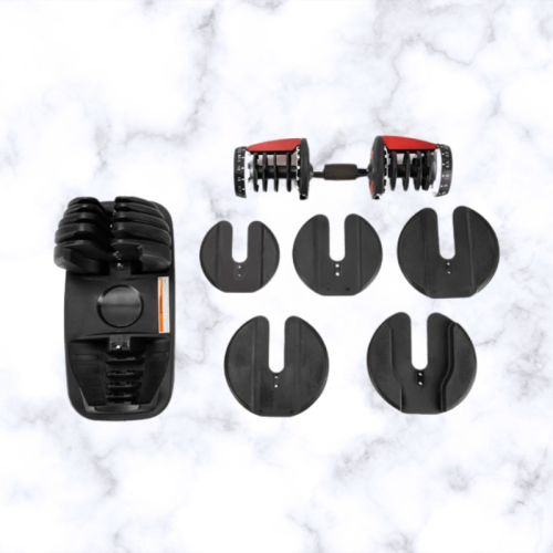 Heavy-Duty Movable Dumbbell For Strength Training - 52Lbs/90Lbs
