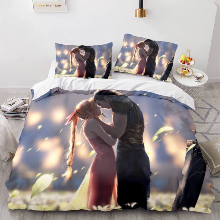 Game Ghost Knife Comforter Bedding Set 3 Piece Duvet Covers Bed Sheets