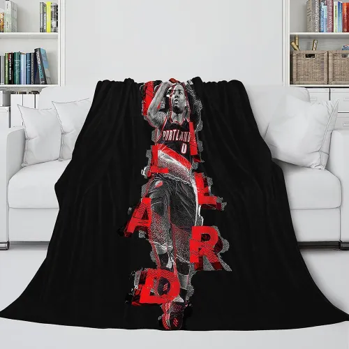 Basketball Lakers Bulls Air Jordan Cosplay Flannel Blanket Comforter Set