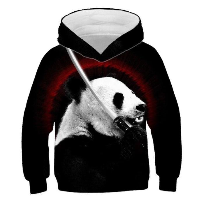 Baby Girls Clothes Cute Panda 3D Print Hoodies Kids Sweatshirts Hoodie Sweater For Children Outwfits Baby Boys Long Tops