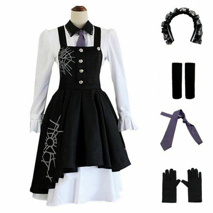 Danganronpa V3 Tojo Kirumi Cosplay Costume Japanese Game Anime Uniform Suit Outfit Clothes And Wigs Halloween Cosplay