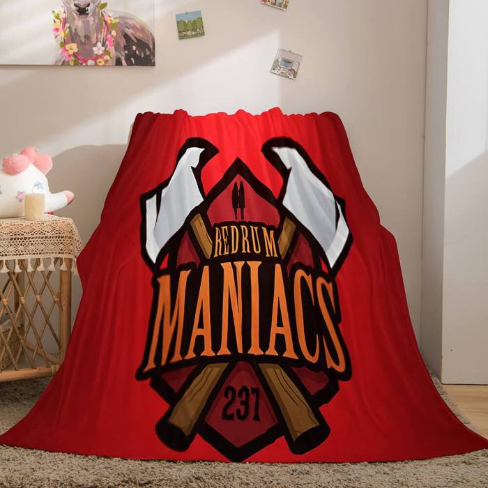 Characters Logo Flannel Fleece Throw Cosplay Blanket Comforter Set