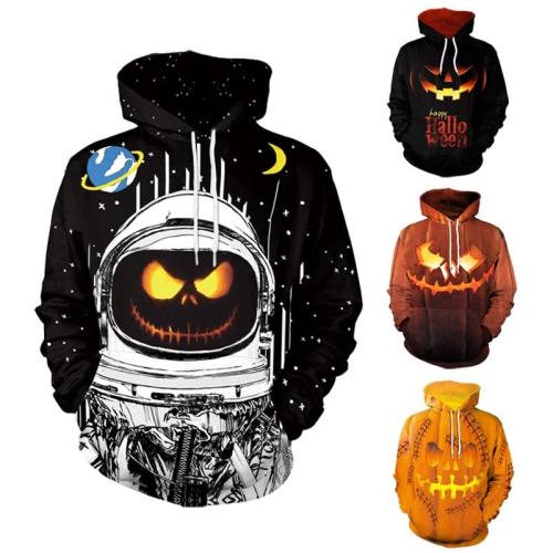 Men Women Hoodies Outerwear Halloween Gift Pumpkin 3D Print Female/Male Hoody Sweatshirt