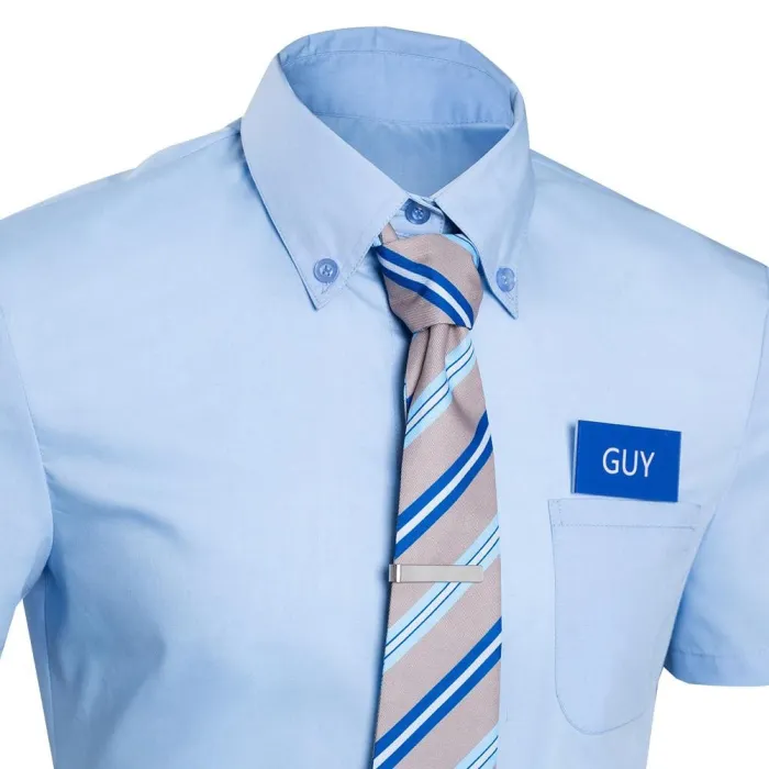 Free Guy - Guy Shirt Halloween One Piece Cosplay Costume