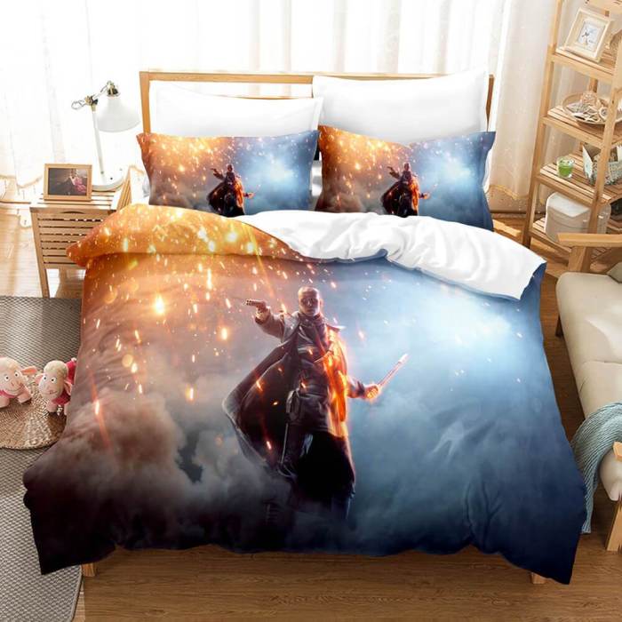 Battlefield 3 Piece Bedding Sets Comforter Duvet Covers Bed Sheets