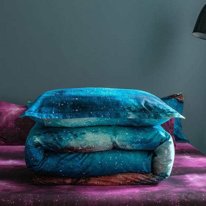 Galaxy Outer Space Comforter Bedding Sets Duvet Covers Bed Sheets