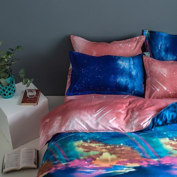 Galaxy Comforter Bedding Sets Duvet Covers Pillow Slips Bed Sheets