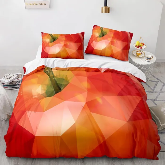 Fine Food Cosplay Bedding Set Duvet Cover Comforter Bed Sheets