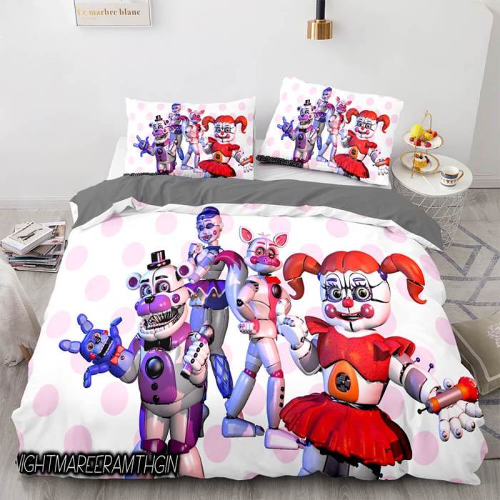 Five Nights At Freddy'S Cosplay Bedding Sets Duvet Covers Bed Sheets
