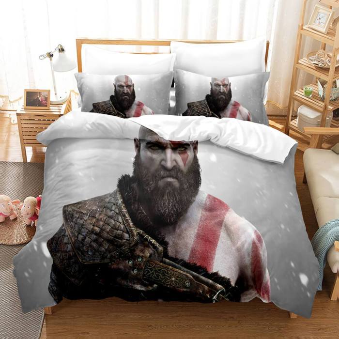 Game God Of War Cosplay Bedding Set Duvet Covers Comforter Bed Sheets