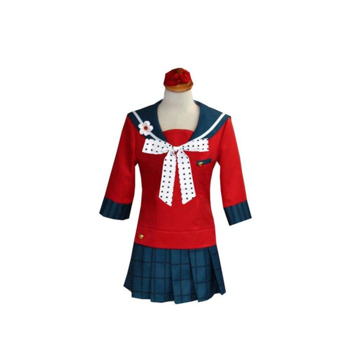 Anime Danganronpa V3 Killing Harmony Harukawa Maki Cosplay Costume Women School Uniform Girl Set Halloween Party Costume