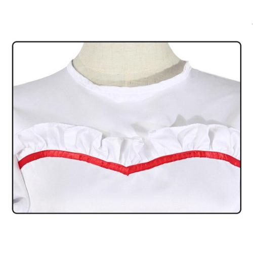 Movie Annabel Cosplay Costume Halloween White Dress For Women Kids Adult Halloween Costume And Wig Horror Conjurining