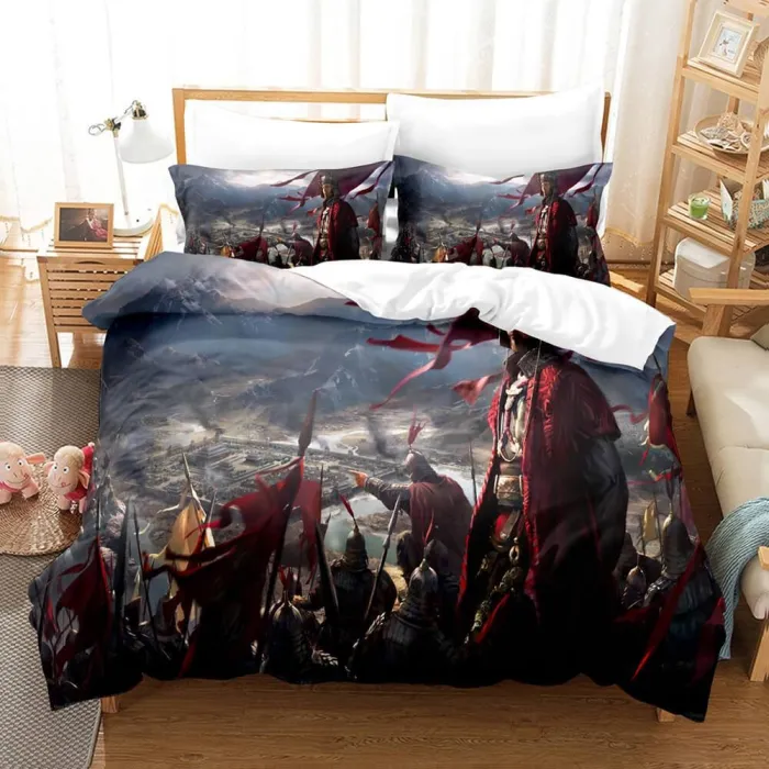 Warface War Front Cosplay 3 Piece Bedding Set Duvet Covers Sheets
