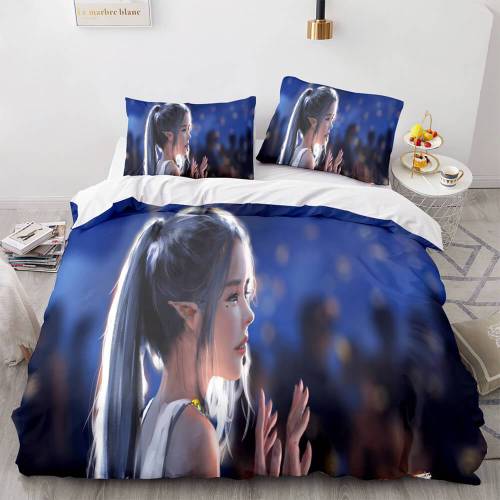 Ghost Blade Cosplay Comforter Bedding Sets Duvet Cover Bed Sheets