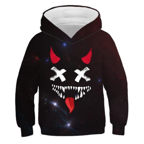 Kids Xo Graffiti 3D Hoodies&Sweatshirts Funny Long Sleeve Hoodie Children‘S Clothing Boys/Girl Sweater Cool Tops 4-14T