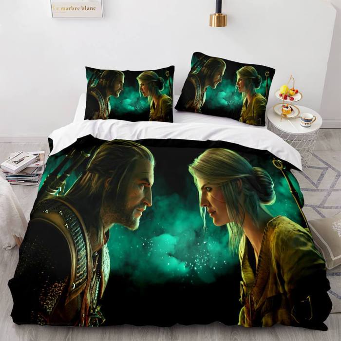 The Witcher 3 Wild Hunt Cosplay Comforter Bedding Sets Duvet Covers