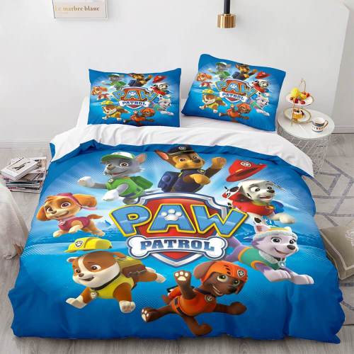 Paw Patrol Cosplay Bedding Sets Duvet Covers Comforter Bed Sheets