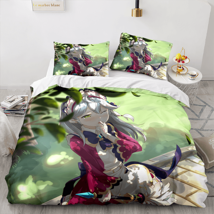 Anime Cute Girls Cosplay Comforter Bedding Sets Duvet Cover Bed Sheets