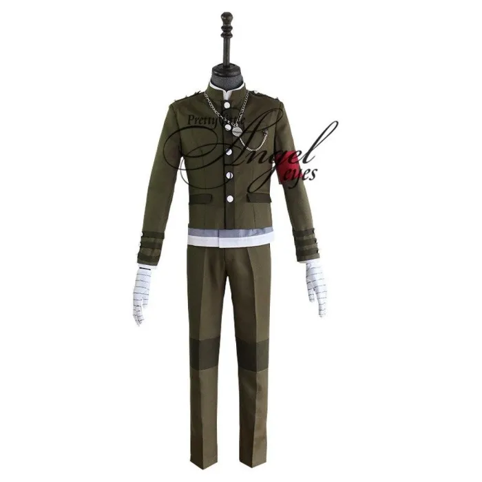 Gray Game Danganronpa V3 Korekiyo Shinguji Full Set Cosplay Man Costume Outfit School Uniform All Suit For Carnival