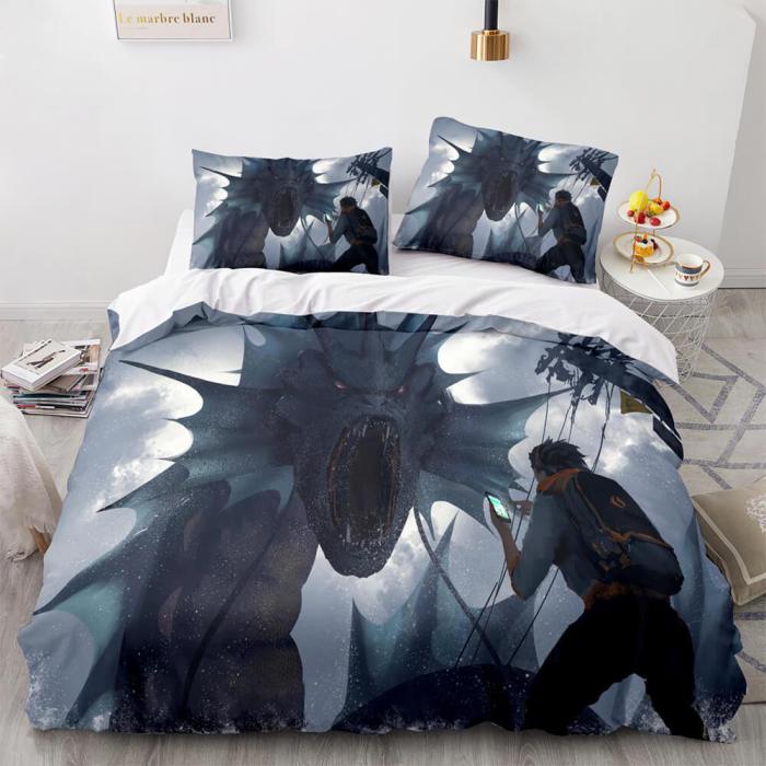 Ghost Knife Comforter Bedding Sets 3 Piece Duvet Covers Bed Sheets