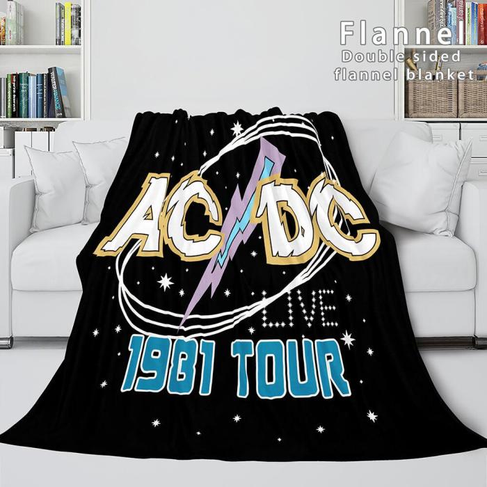 Acdc Orchestra Soft Flannel Blanket Fleece Throw Blanket Bedding Sets