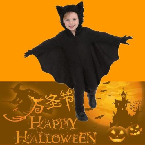 Children'S Vampire Cosplay Hooded Costume Kids Halloween Sexy Cosplay Costume Gloves Set Vestidos De Fiesta