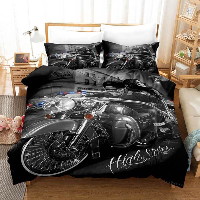 Motocross Dirt Bike Bedding Sets Duvet Covers Comforter Bed Sheets