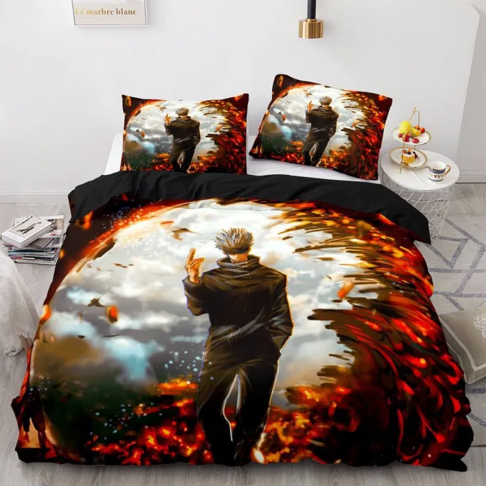 Jujutsu Kaisen Cosplay Bedding Sets Duvet Covers Comforter Bed Sheets