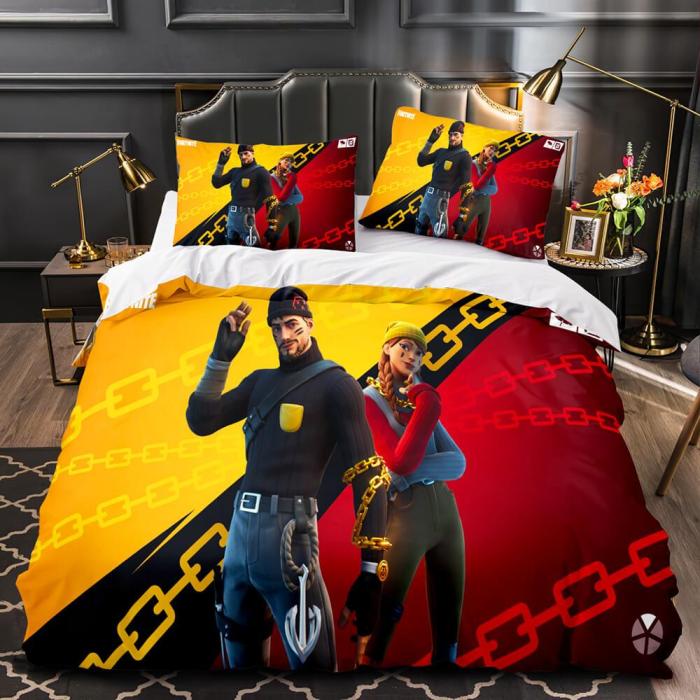 Fortnite Cosplay Bedding Sets Duvet Covers Soft Comforter Bed Sheets