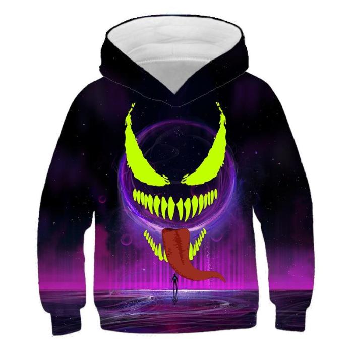 Kids Xo Graffiti 3D Hoodies Sweatshirt Long Sleeve Hoodie Children Cloth Boys/Girl Sweater Cool Tops 4-14T