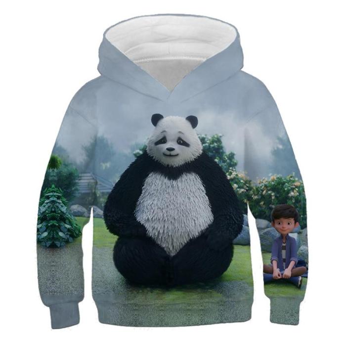 Children Cute Panda Serise Hoodies For Girls Kids Clothes Anime Cartoon Hoodie Boys Sweatshirts Autumn Long Sleeve Pullovers