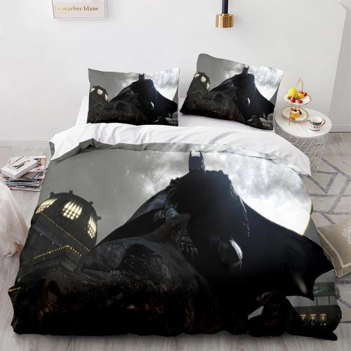 Batman Cosplay Full Bedding Set Duvet Cover Comforter Bed Sheets