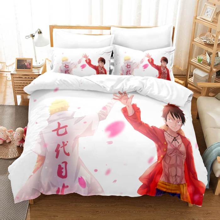Naruto Cosplay Full Bedding Set Duvet Cover Comforter Bed Sheets