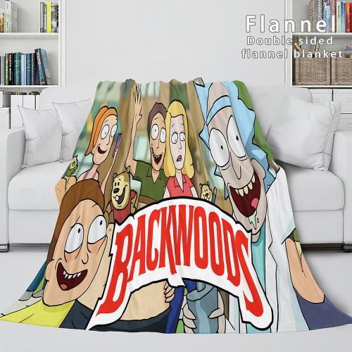 Backwoods Rink Super Soft Flannel Blanket Fleece Throw Blanket Sets