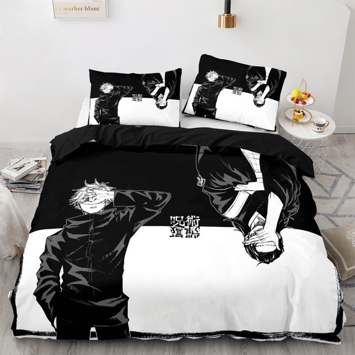 Jujutsu Kaisen Cosplay Bedding Sets Soft Duvet Covers Bed Sheets