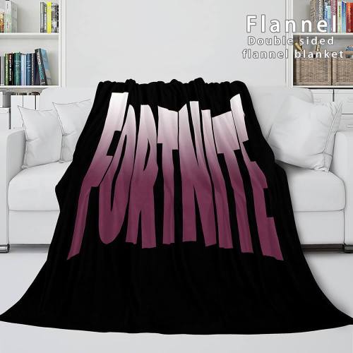 Fortnite Cosplay Flannel Blanket Throw Blanket Comforter Bedding Sets
