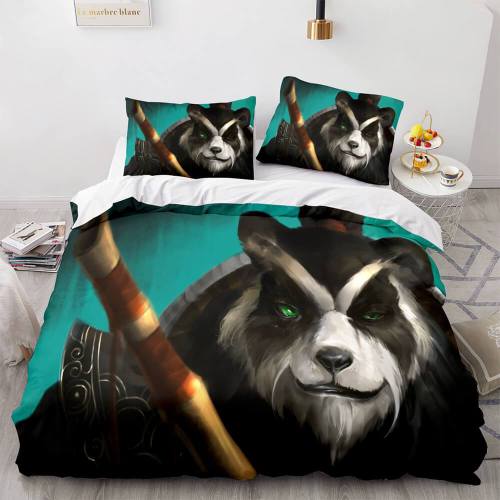 World Of Warcraft Cosplay Bedding Sets Full Duvet Covers Bed Sheets