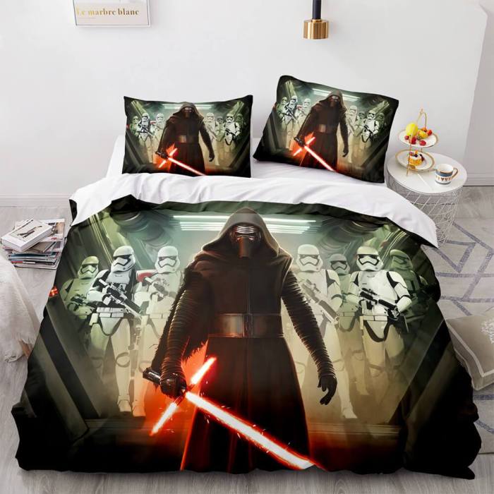 Star Wars Cosplay Bedding Set Duvet Cover Comforter Bed Sheets