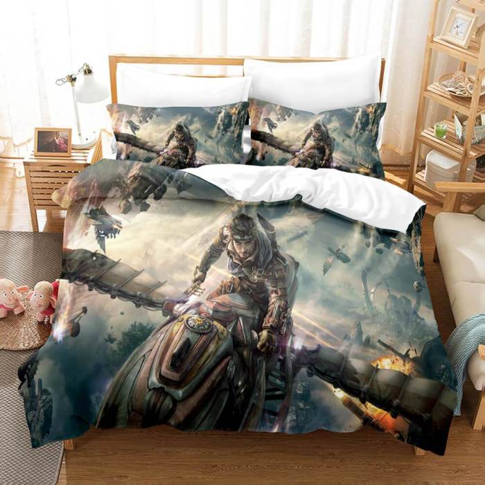 Game God Of War Cosplay Bedding Set Duvet Covers Comforter Bed Sheets