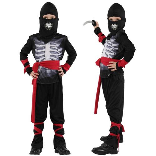 Halloween Kids Skull Ninja Costumes Party Boys Girls Warrior Stealth Children Cosplay Assassin Costume Children'S Day Gifts