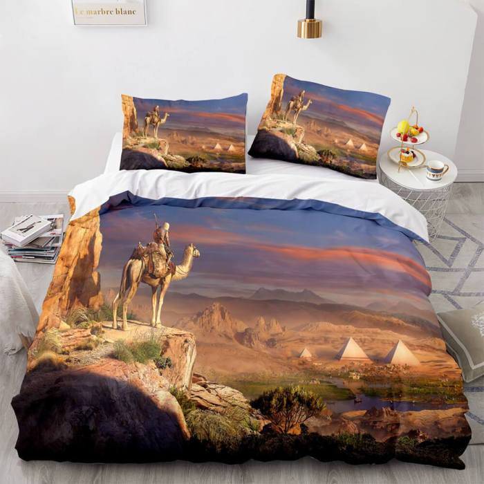 Assassin'S Creed Odyssey Bedding Set Duvet Covers Comforter Bed Sheets