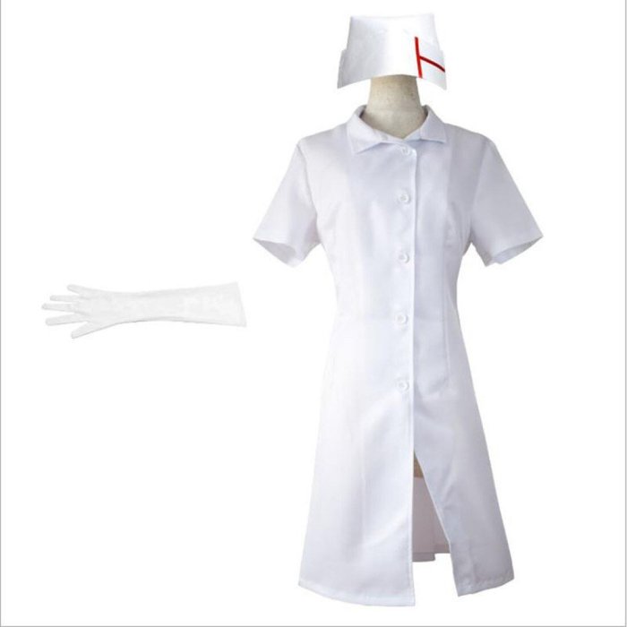 Mikan Tsumiki Cosplay Costume  Game Danganronpa Cosplay Suit Anime Cosplay Dress Hat Gloves Halloween Costumes For Women