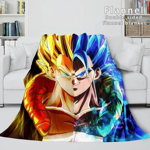 Dragon Ball Cosplay Flannel Blanket Throw Wrap Comforter Bedding Sets